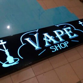 световые короба Vape shop